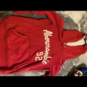 Red Abercrombie hoodie